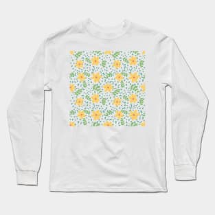 Yellow Flowers Long Sleeve T-Shirt